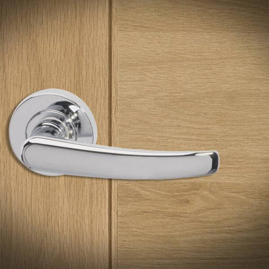 Morava on Square Rose Handle Bathroom Pack with 65mm Latch