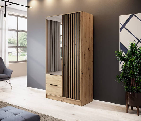 Liberty Nelly Hinged Door Wardrobe 105cm [Mirror]