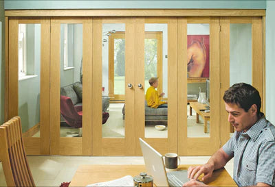 XL Joinery Internal Oak Freefold Door System