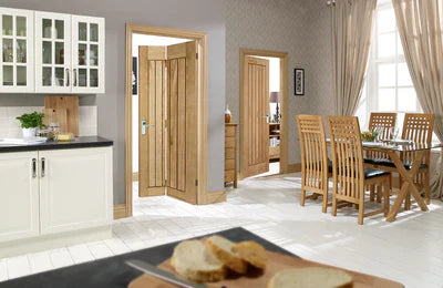 LPD Internal Oak Mexicano Bi-Fold Door Pre-Finished
