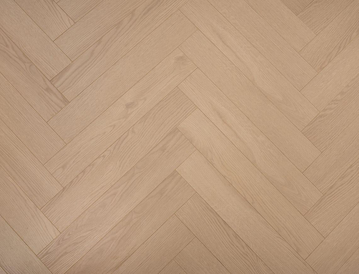 Liberty Oakleigh Kingham Natural Honey Oak 12mm Herringbone Laminate Flooring
