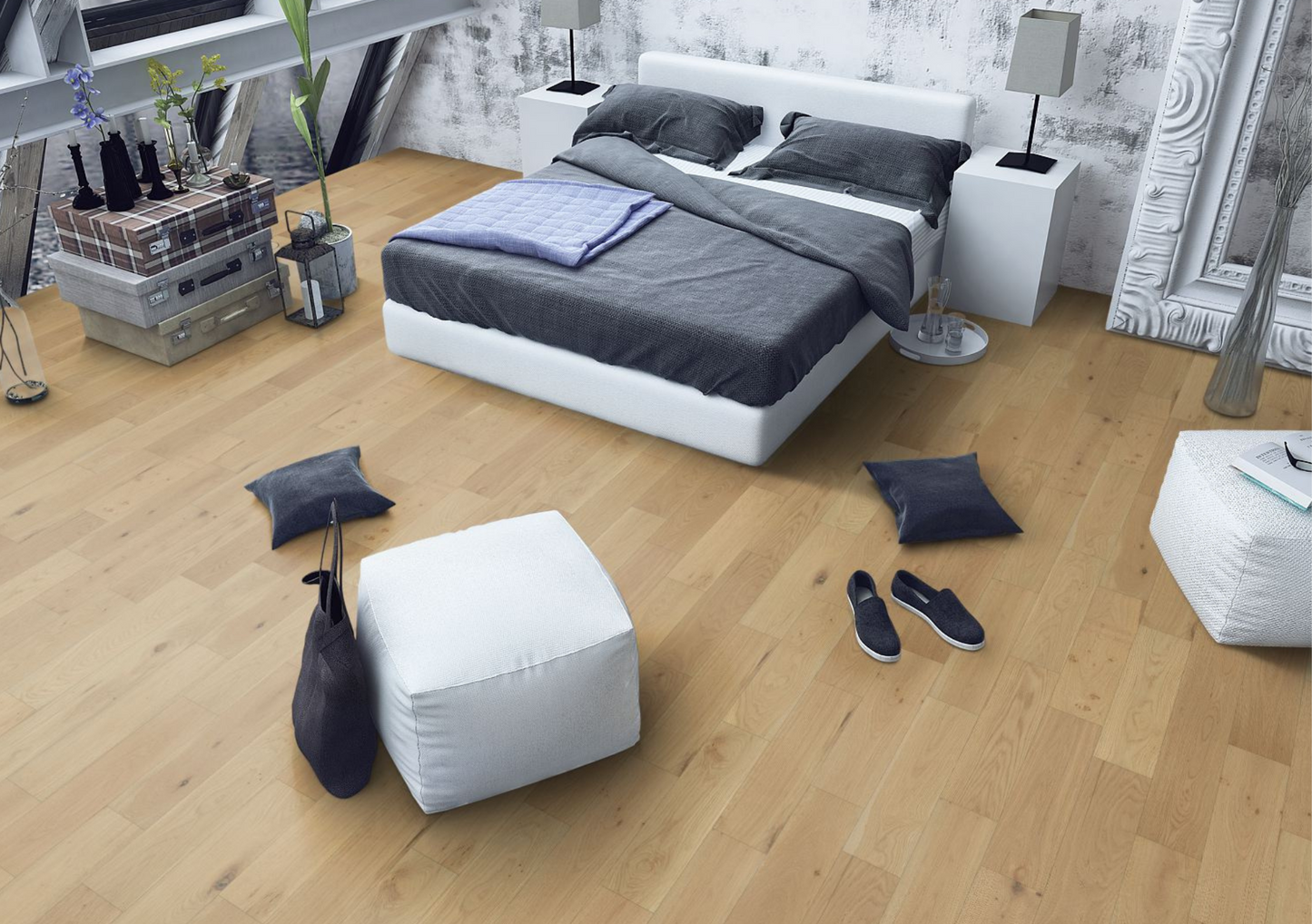 Liberty Lignum Strata Multiply 14x150mm Whisper Oak Brushed Matt Lacquered 14mm Engineered Wood Flooring