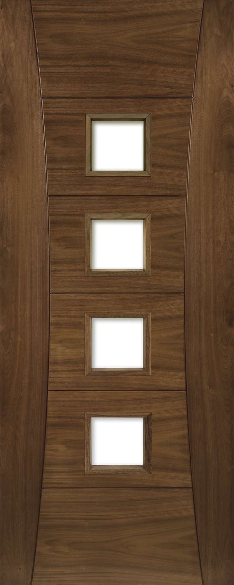 Deanta Internal Pamplona Walnut Prefinished Glazed Door