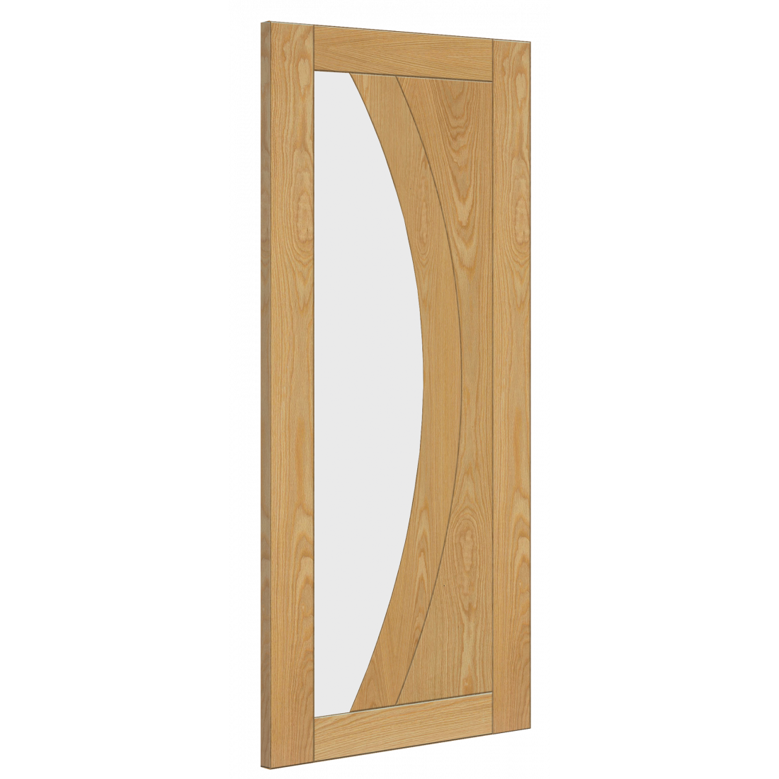 Deanta Internal Ravello Oak Prefinished Glazed Door