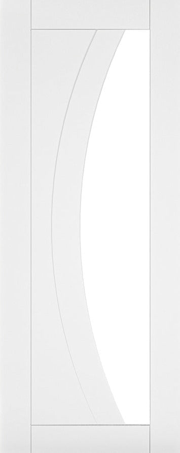Deanta Internal Ravello White Primed Glazed Door