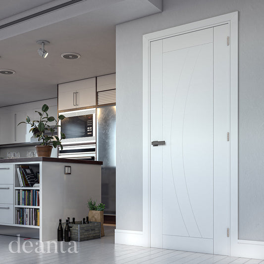 Deanta Internal Ravello White Primed Door