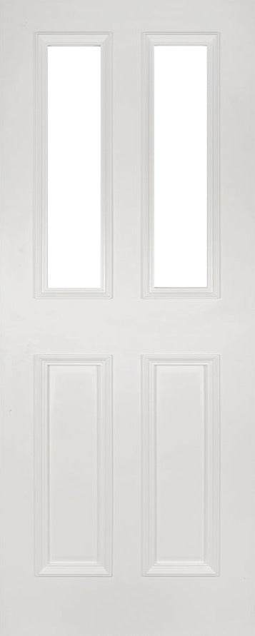 Deanta Internal Rochester White Primed Glazed Door