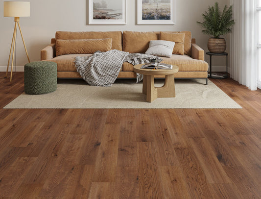 Liberty Solid Oak 18x150mm Golden Handscraped and Lacquered Solid Wood Flooring