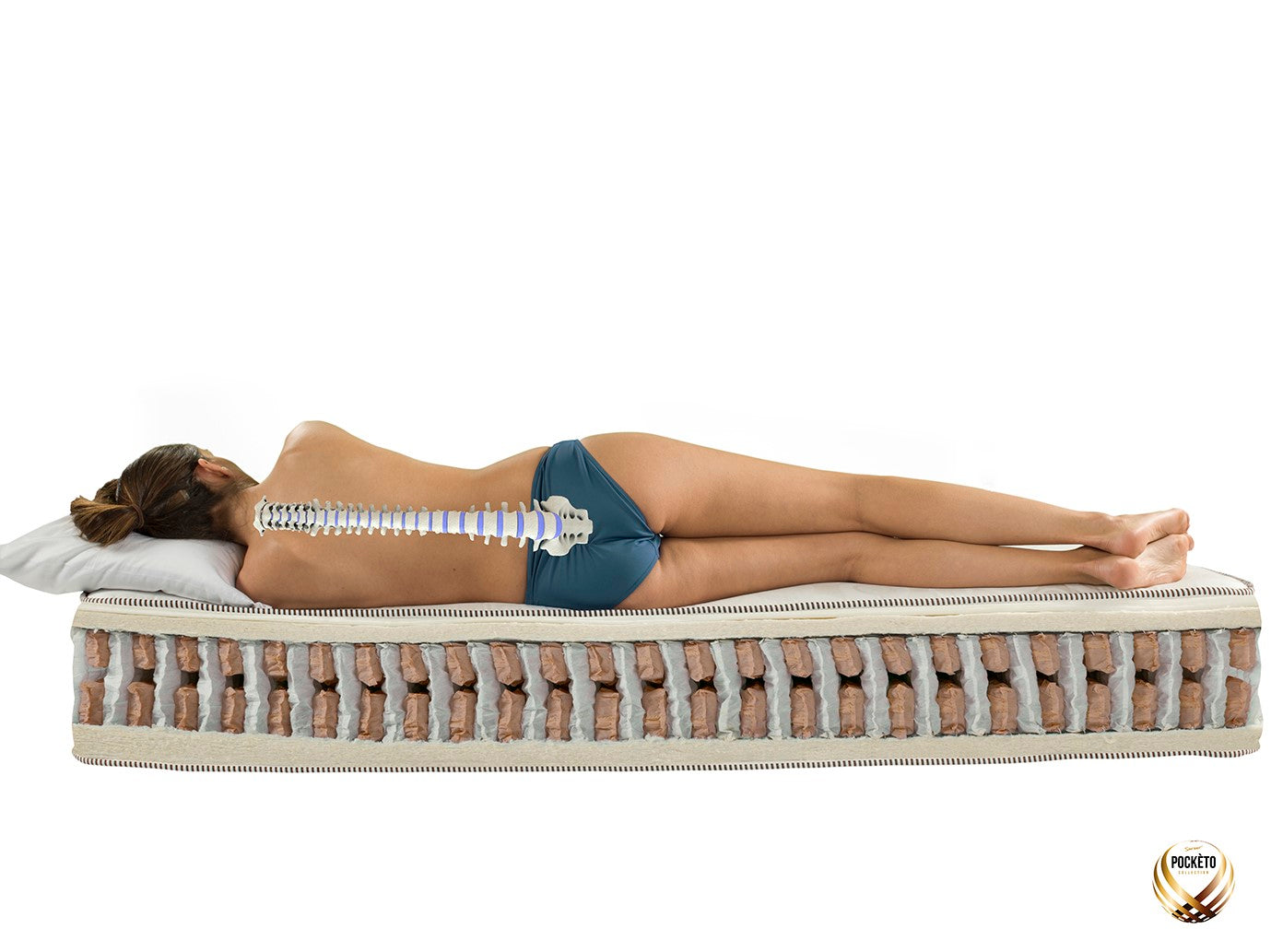 Sareer Pocketo 3ft Single 3000 Pockets Latex Mattress