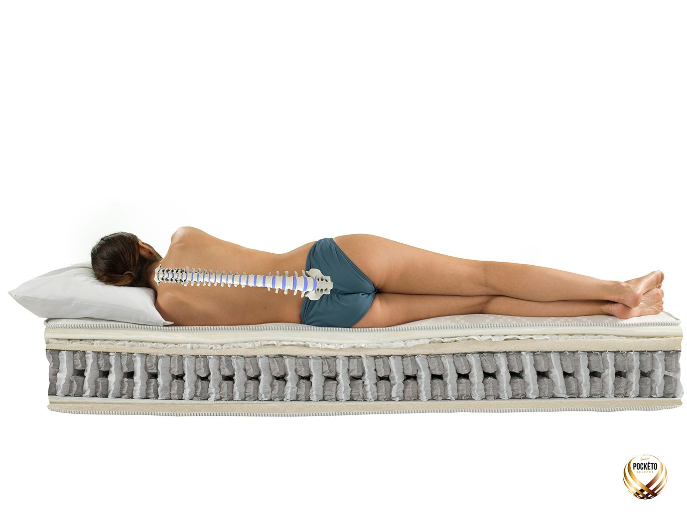 Sareer Pocketo 3ft Single 4000 Pockets Latex Mattress