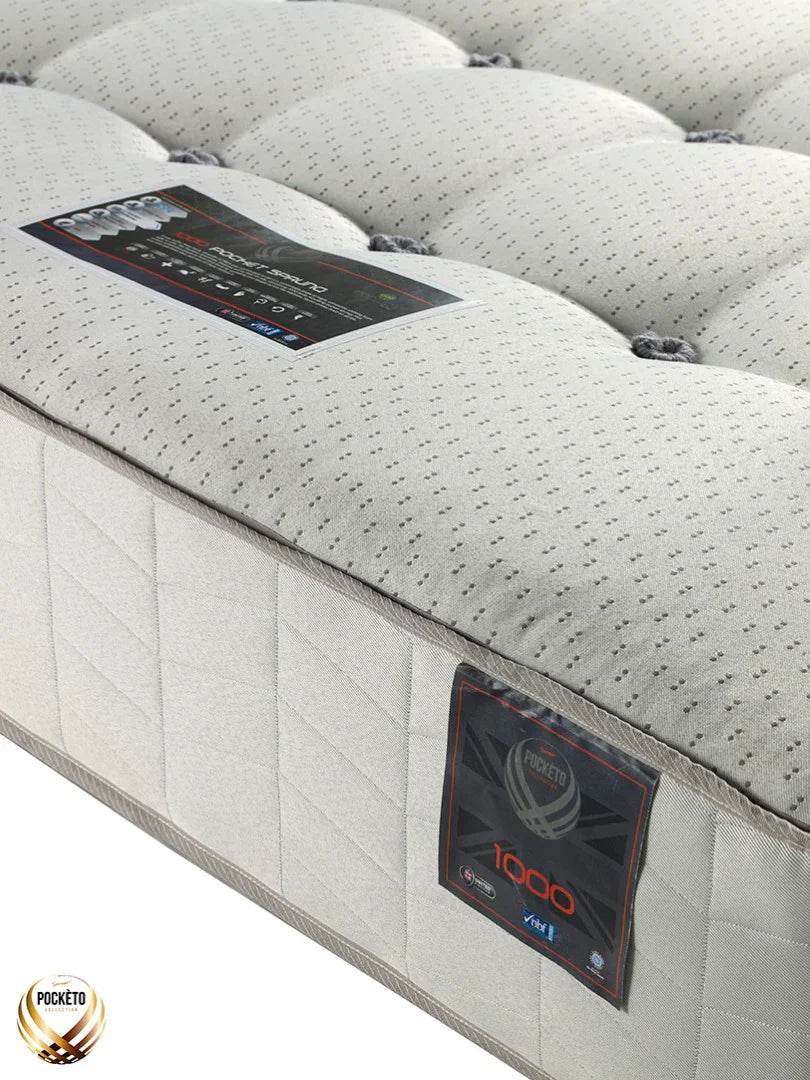Sareer Pocketo 1000 Pockets Sprung Mattress Various Sizes