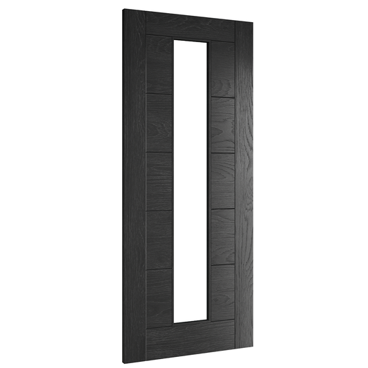 Deanta Internal Seville Black Prefinished Glazed Door