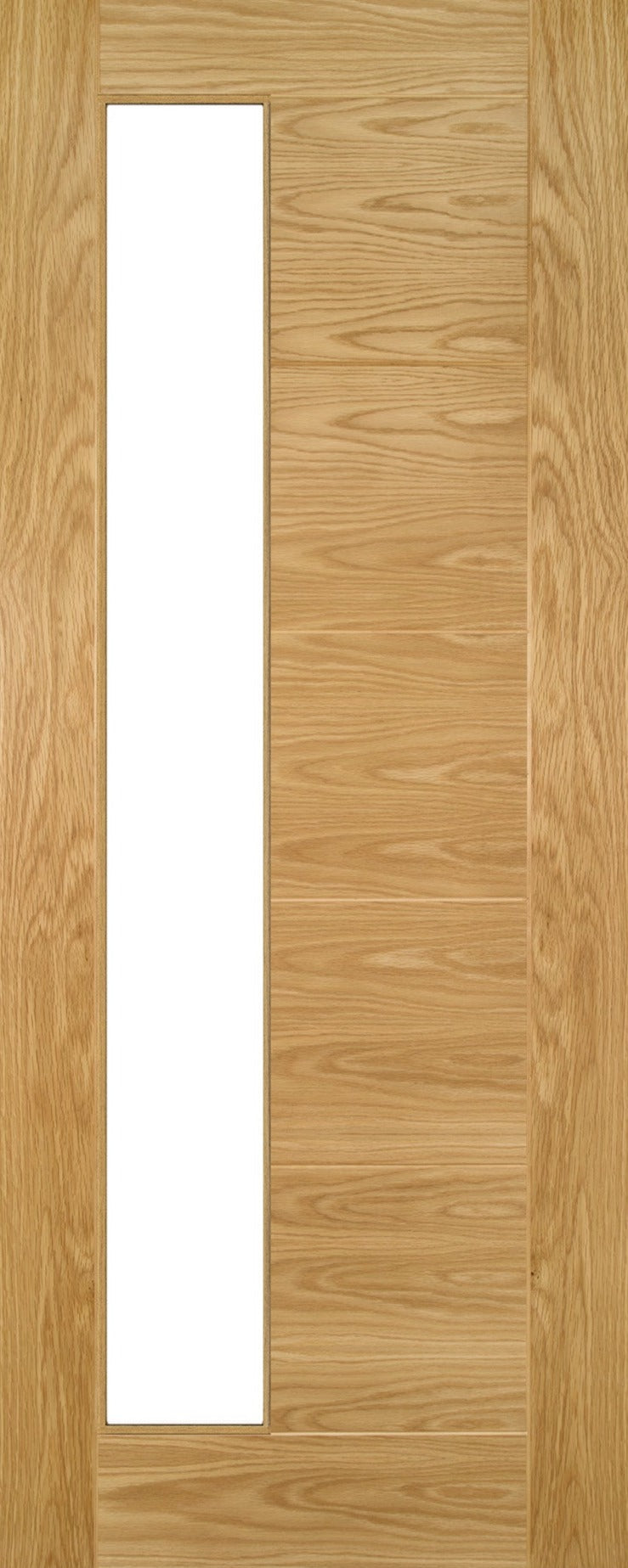 Deanta Internal Seville Oak Prefinished Glazed Door