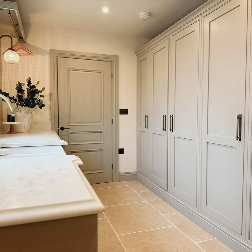 Deanta Internal Windsor White Primed Fire Door