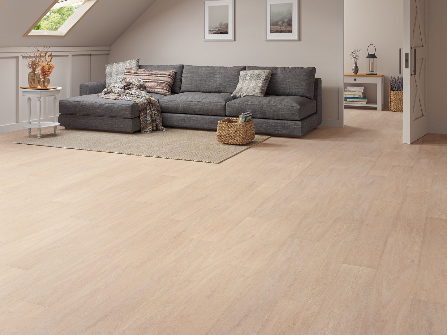 Liberty 5mm SPC LVT Flooring Sunningdale Oak Rigid Core Built In Underlay