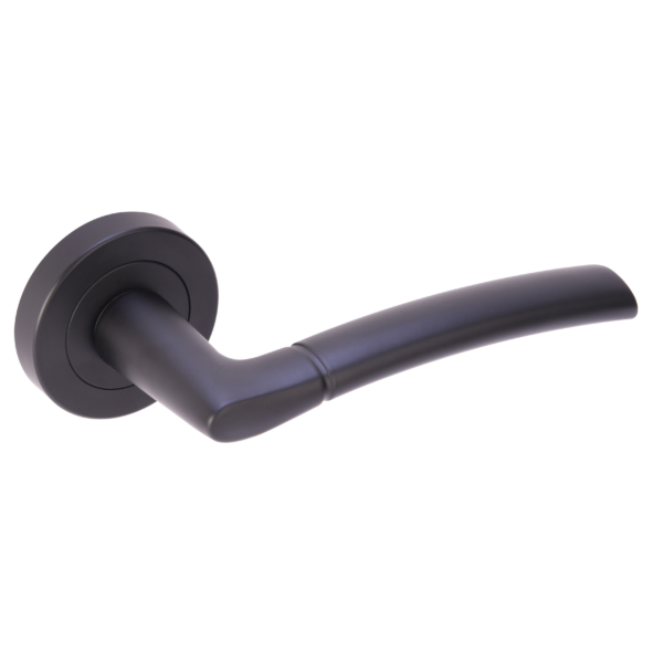 Tanaro  Door Handle Bathroom Pack with lock and 75mm Latch