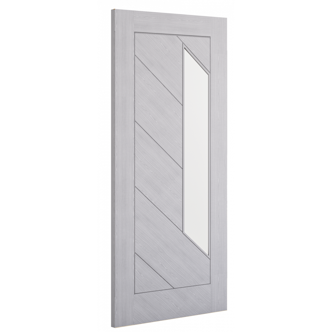 Deanta Internal Torino Grey Prefinished Glazed Fire Door