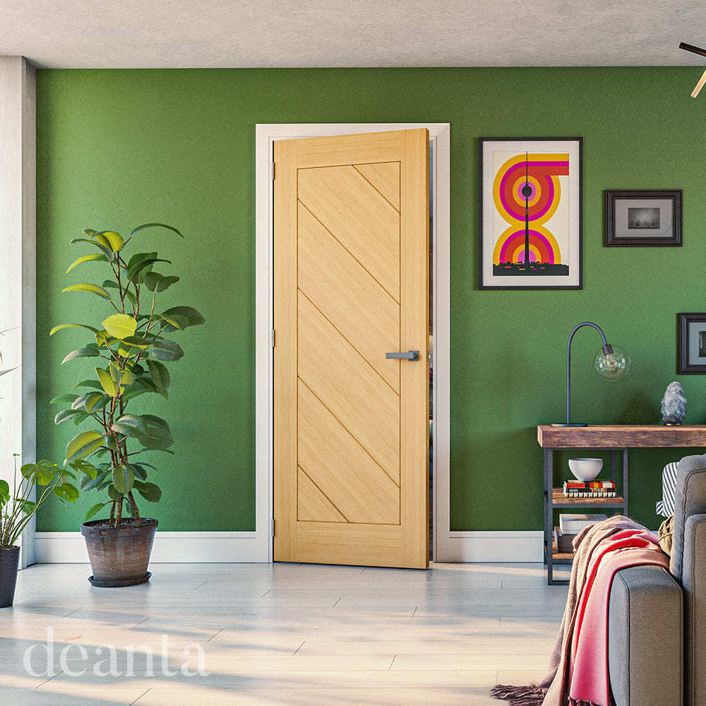Deanta Internal Torino Oak Prefinished Fire Door