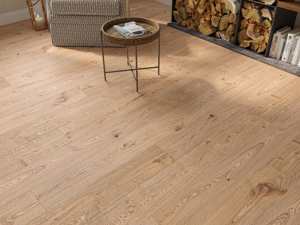 Liberty 14x190mm Rustic Walton Oak Brushed UV Oiled Real Oak 14mm Engineered Wood Floor
