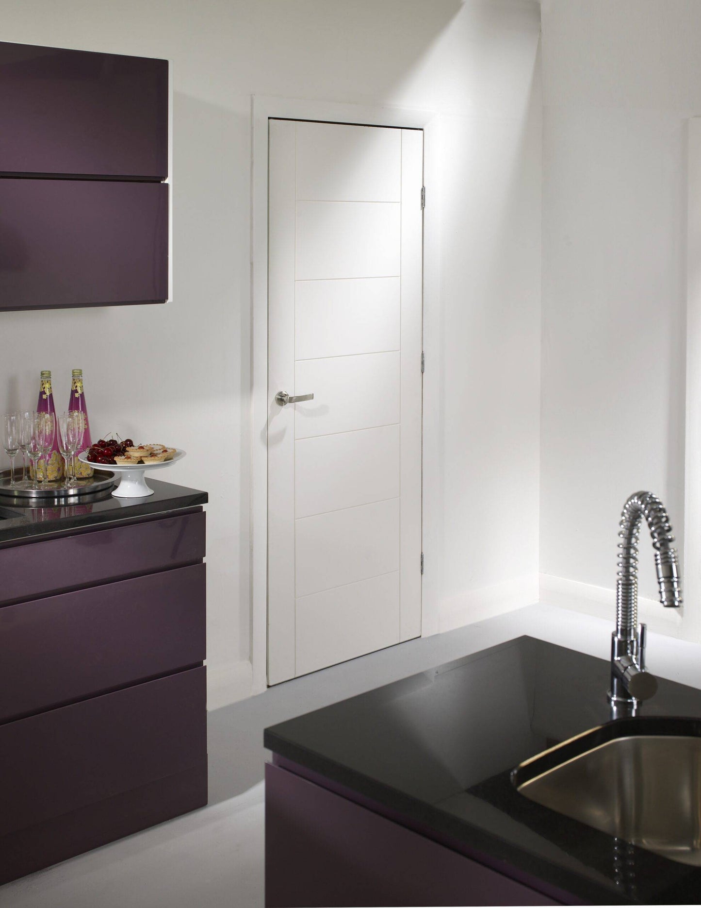 XL Joinery Internal White Primed Palermo Fire Door FD30