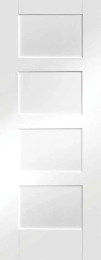 XL Joinery Internal White Shaker 4 Panel Fire Door FD30