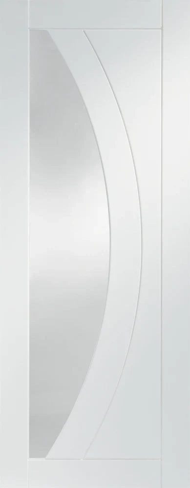 XL Joinery Internal White Primed Salerno Clear Glazed Door