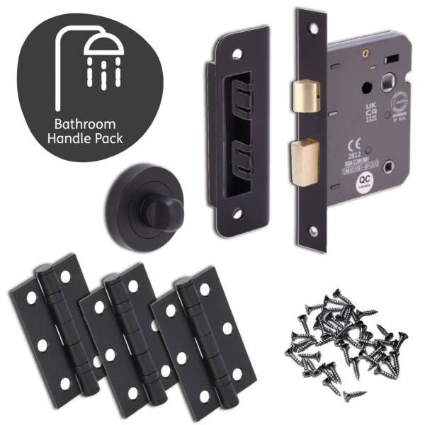 Sesia Standard Door Handle Pack with 75mm Latch