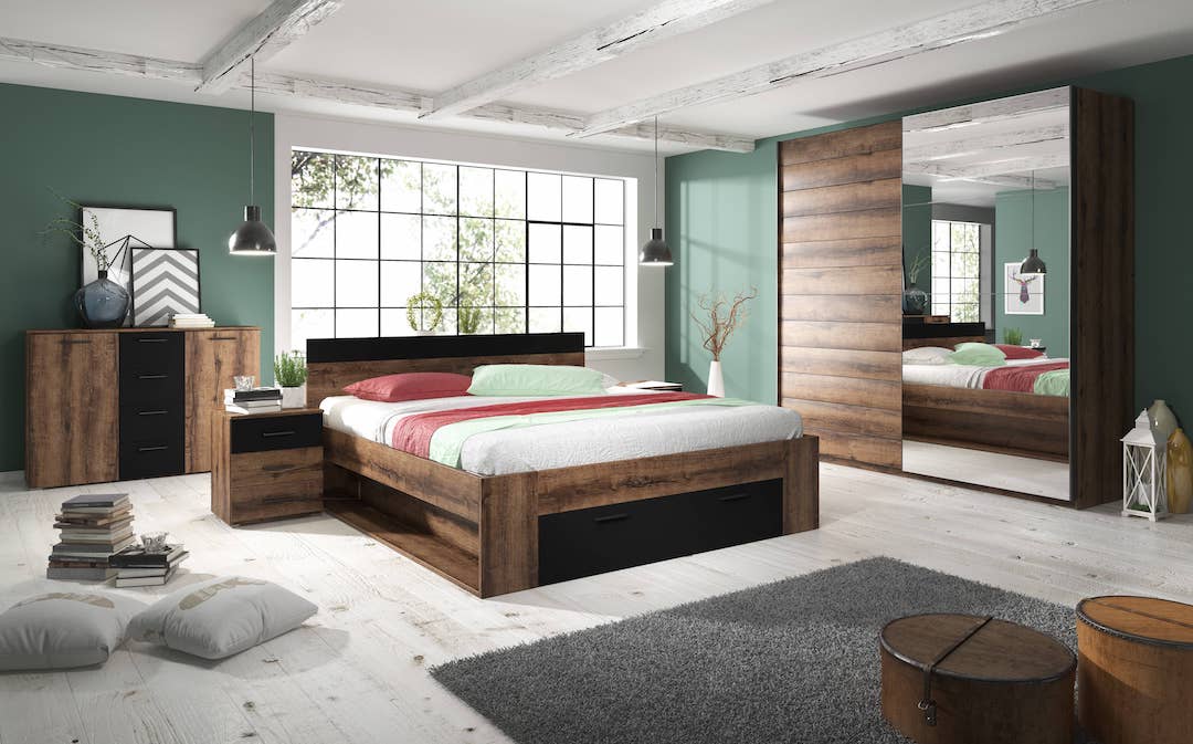 Liberty Beta Sliding Door Mirrored Wardrobe