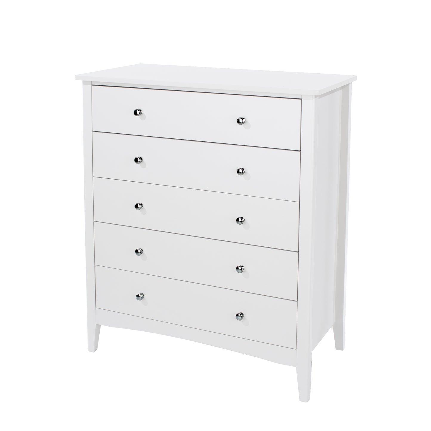 Liberty Como White Painted Mdf 5 Drawer Chest
