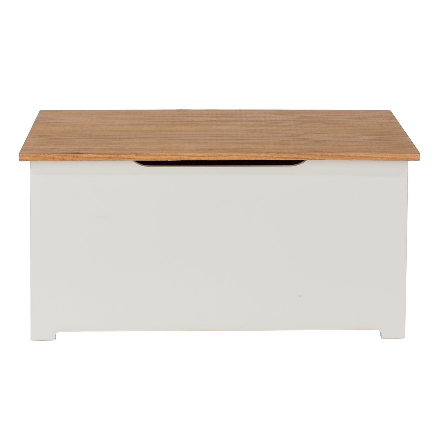 Liberty Colorado Soft White Painted Mdf with Oak Effect Tops Ottoman