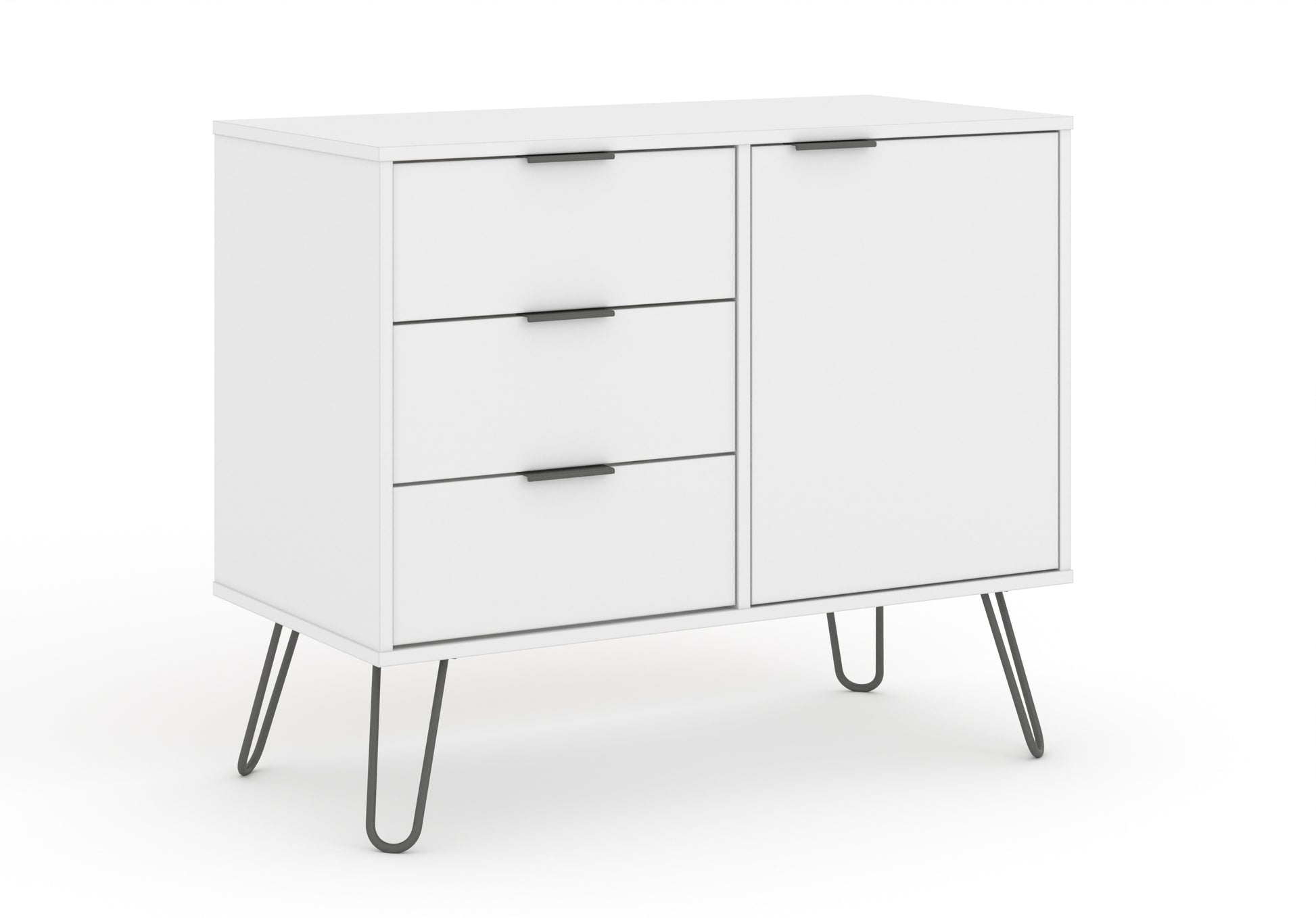 Liberty Augusta White Small Sideboard with 1 Door, 3 Drawers