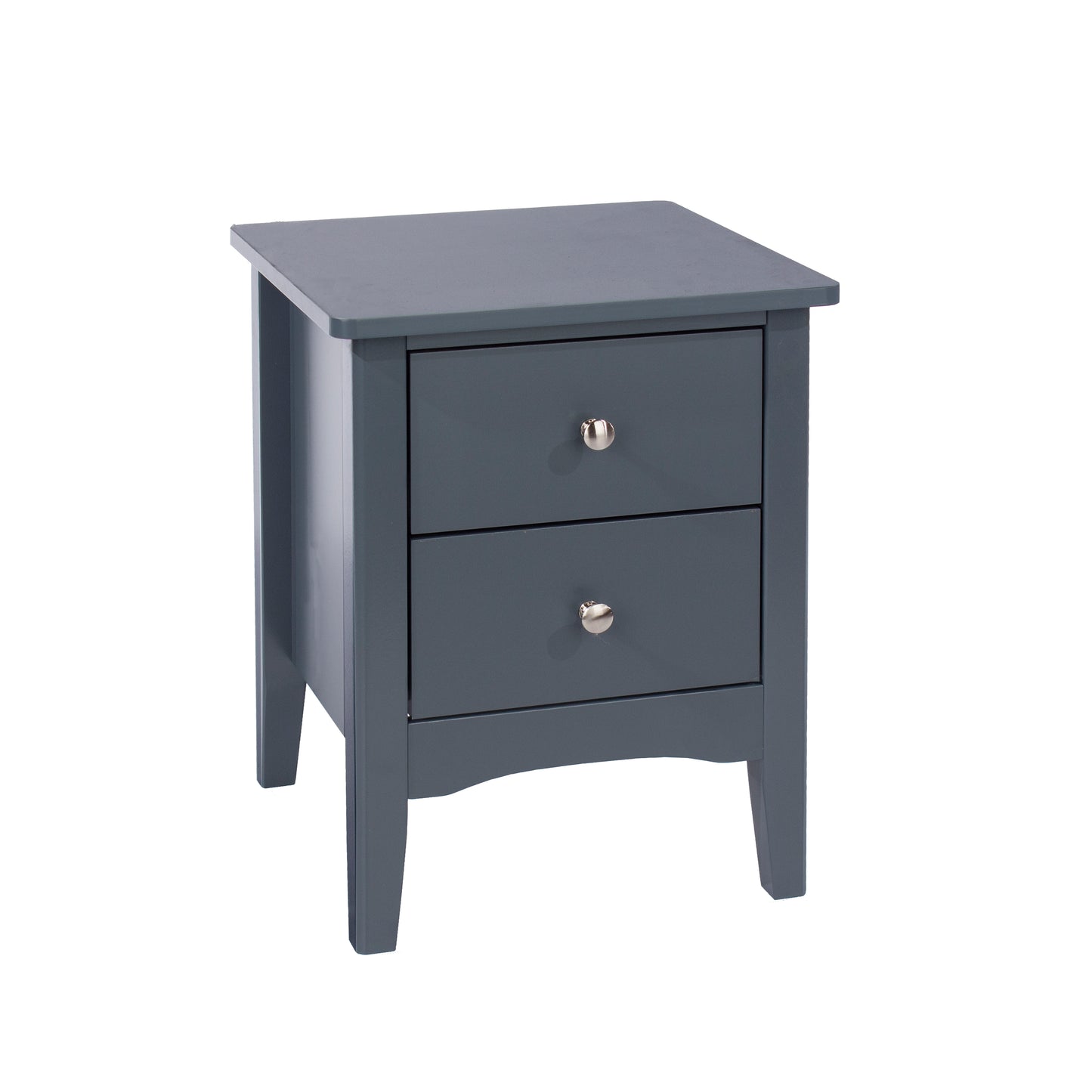 Liberty Como Midnight Blue Painted Mdf 2 Petite Drawer Bedside Cabinet