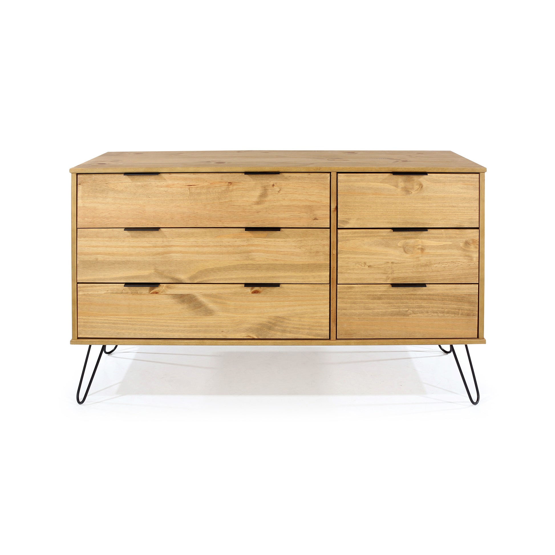 Liberty Augusta Waxed Pine 3+3 Drawer Wide Chest