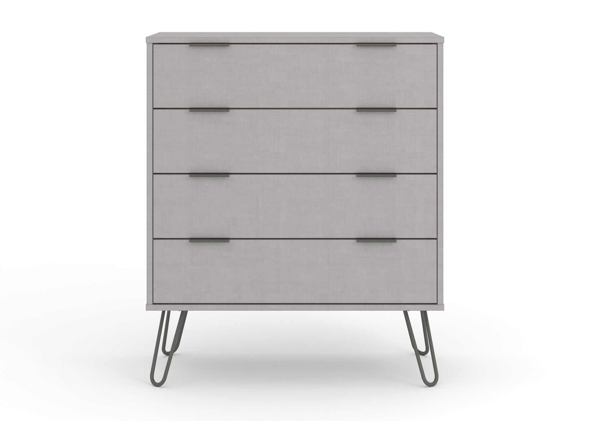 Liberty Augusta Grey Textured Finish 4 Drawer Chest of Drawers