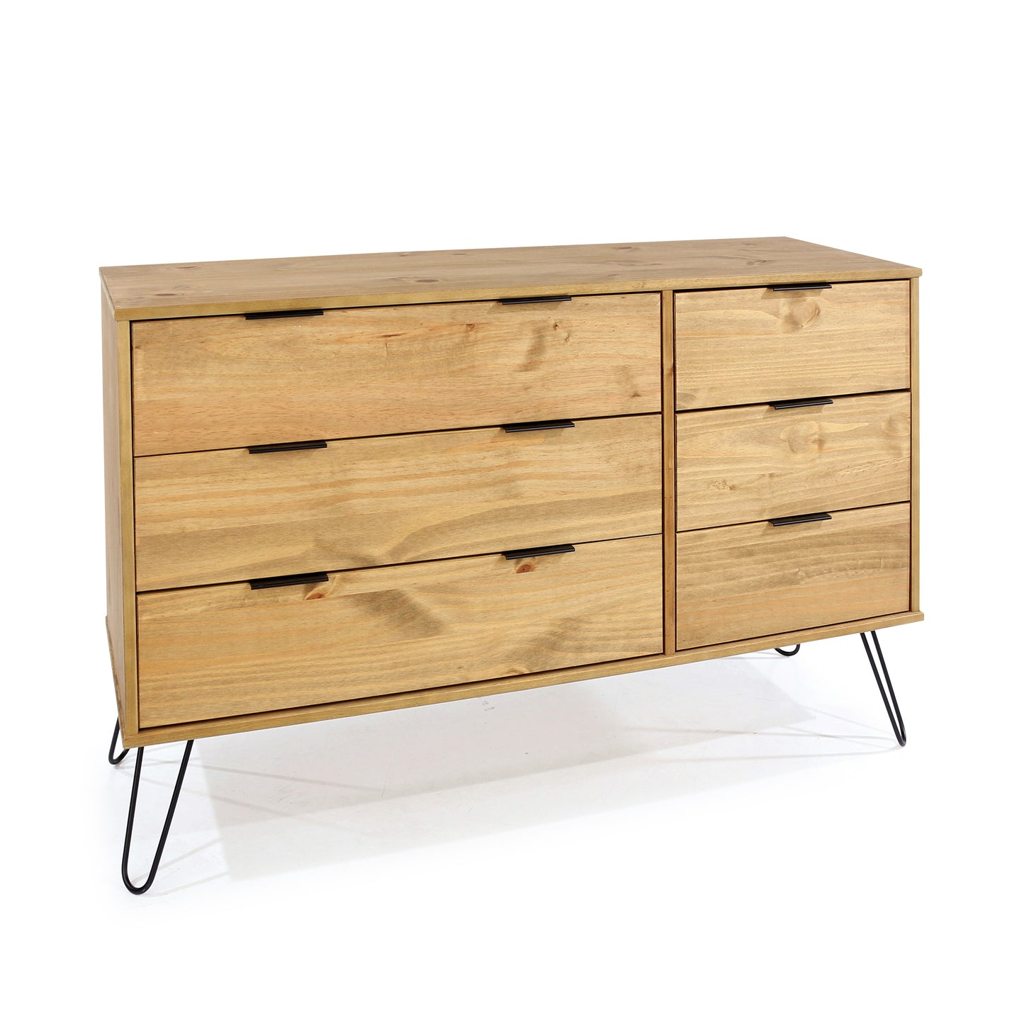 Liberty Augusta Waxed Pine 3+3 Drawer Wide Chest