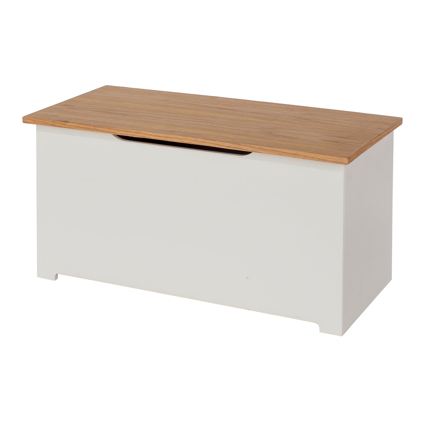 Liberty Colorado Soft White Painted Mdf with Oak Effect Tops Ottoman
