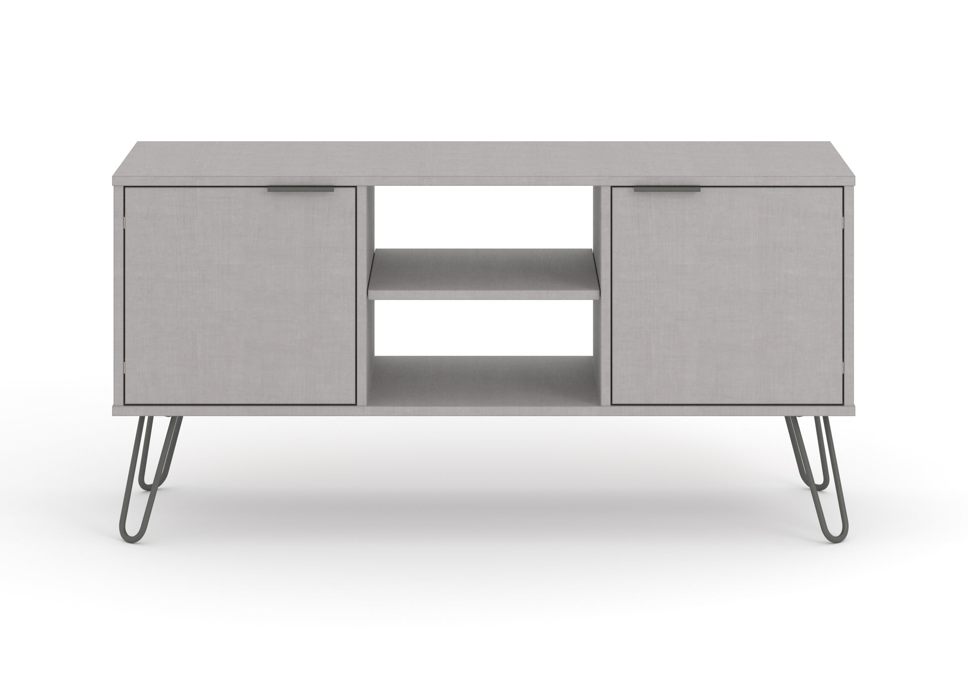 Liberty Augusta Grey Textured Finish 2 Door Flat Screen TV Unit