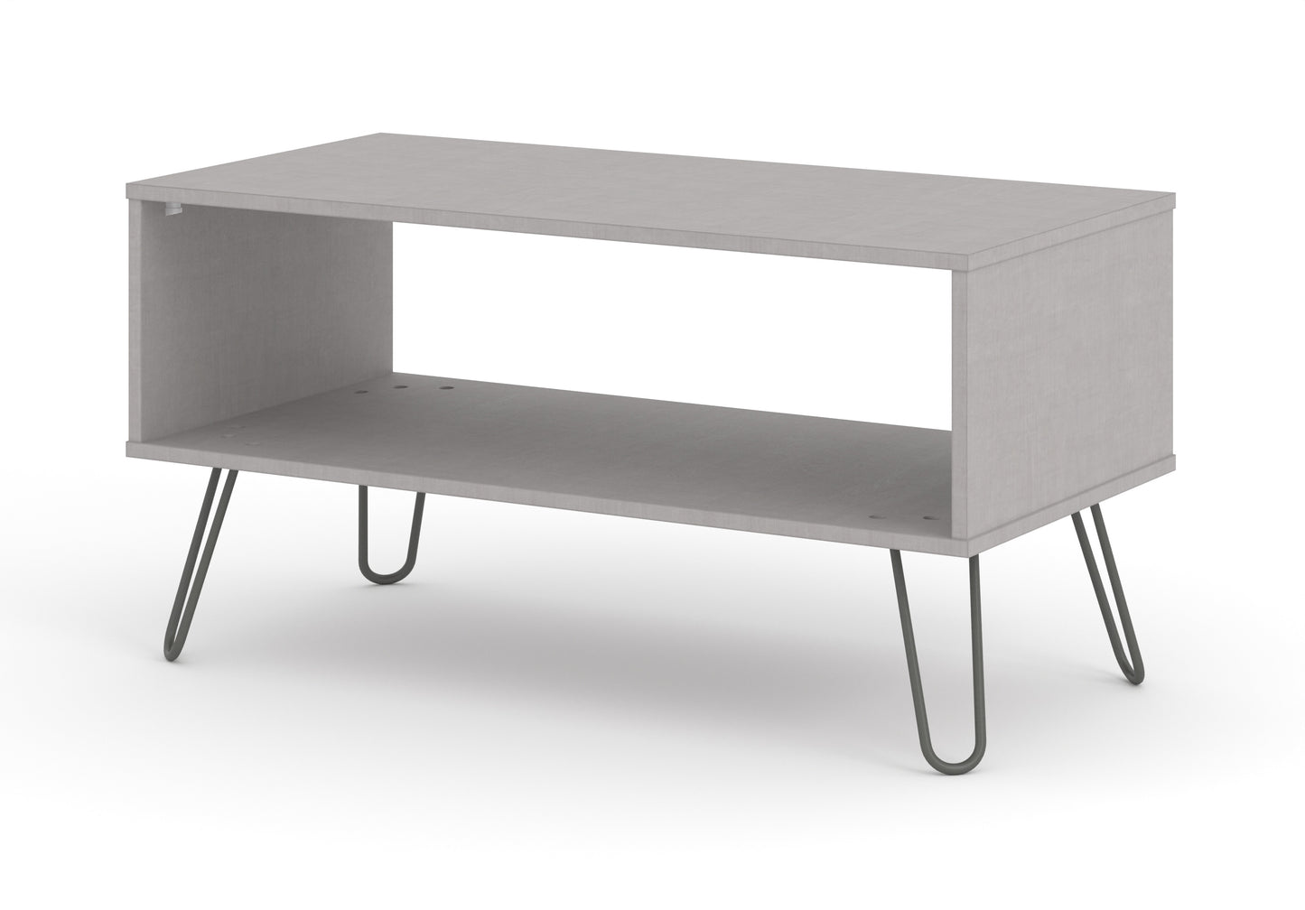 Liberty Augusta Grey Textured Finish Open Coffee Table