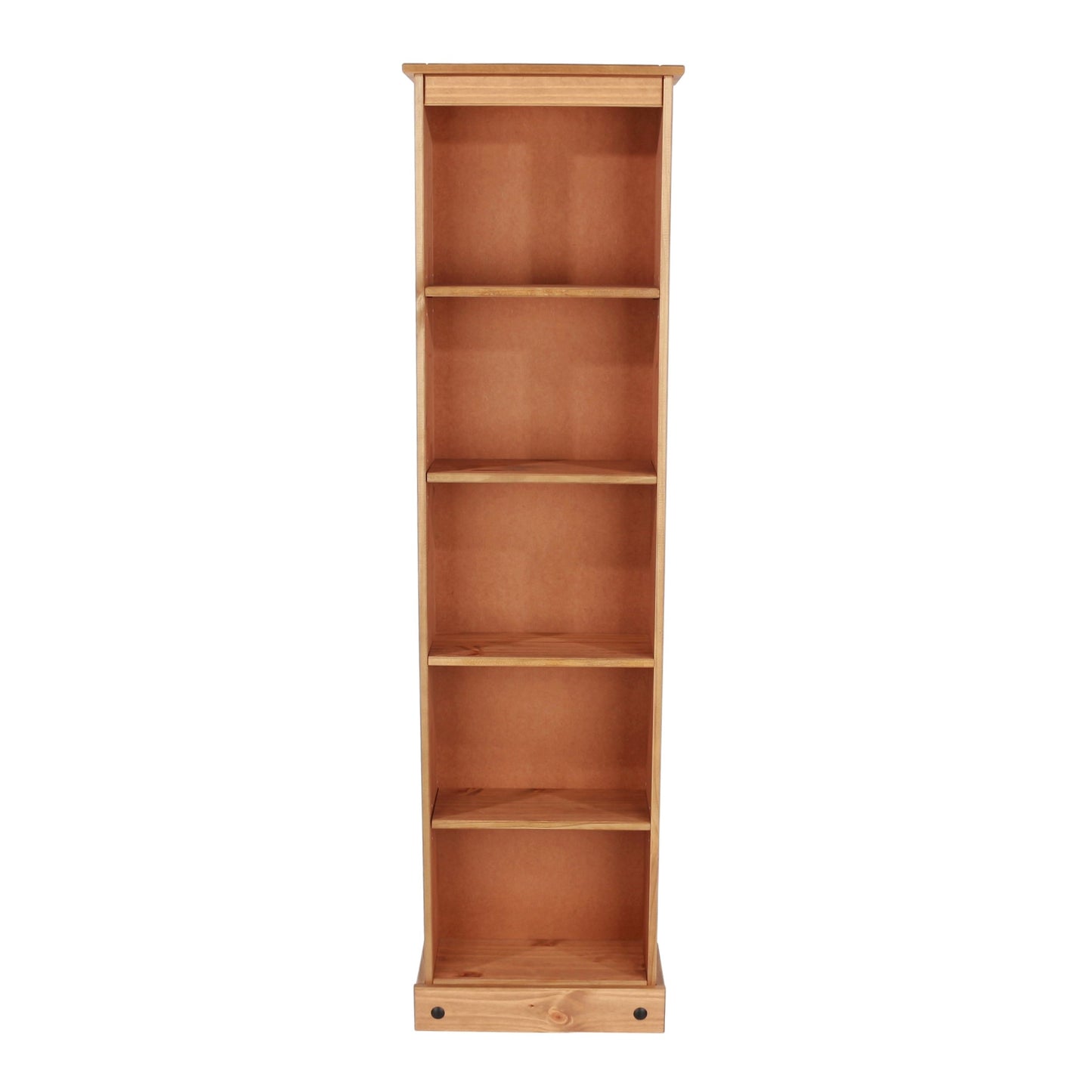 Liberty Corona Premium Waxed Pine Downstairs Tall Narrow Bookcase