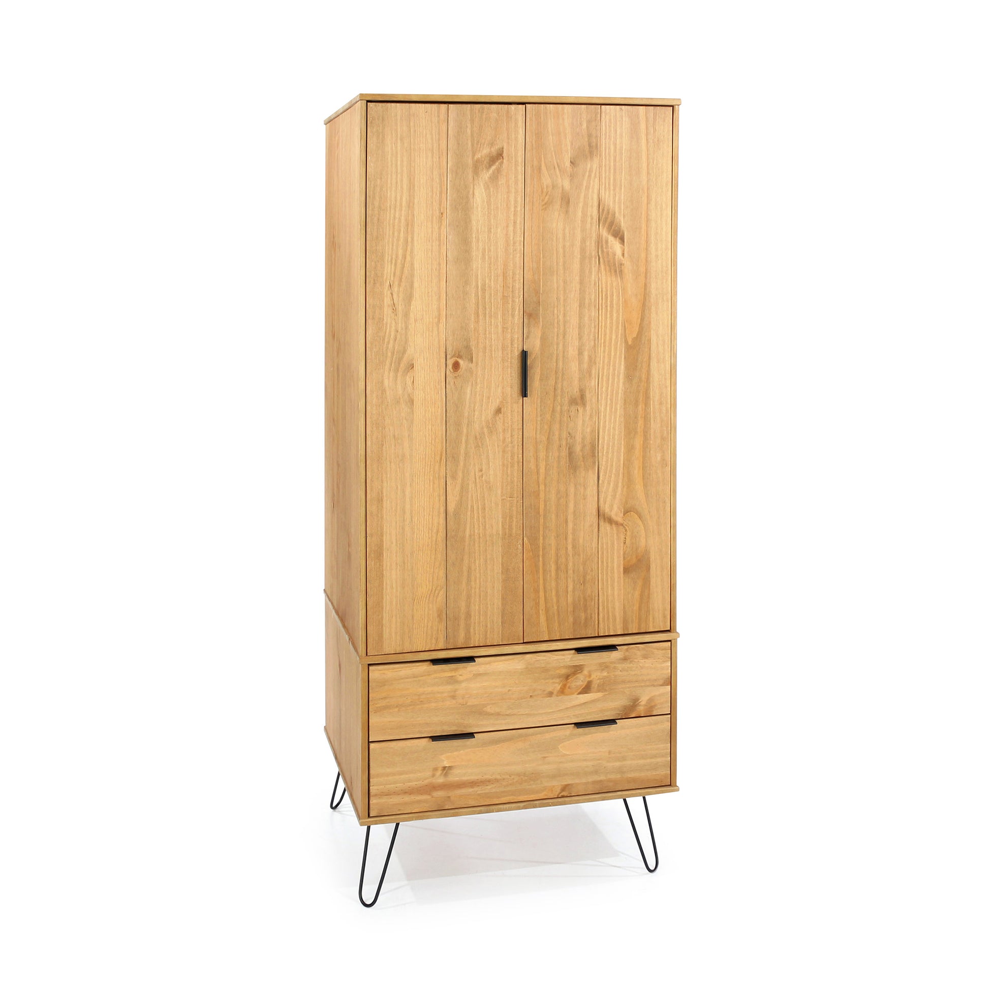 Liberty Augusta Waxed Pine 2 Door, 2 Drawer Wardrobe