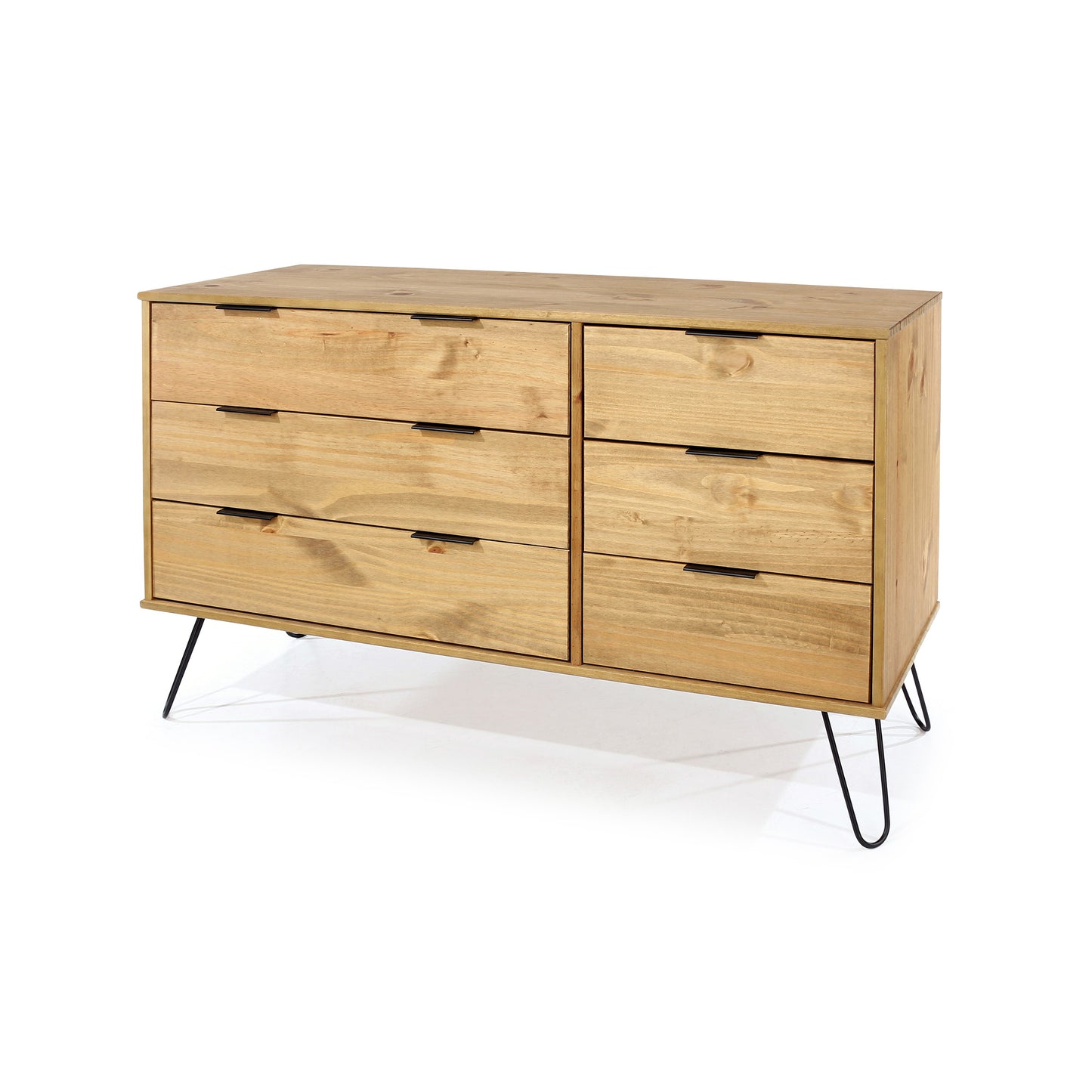 Liberty Augusta Waxed Pine 3+3 Drawer Wide Chest