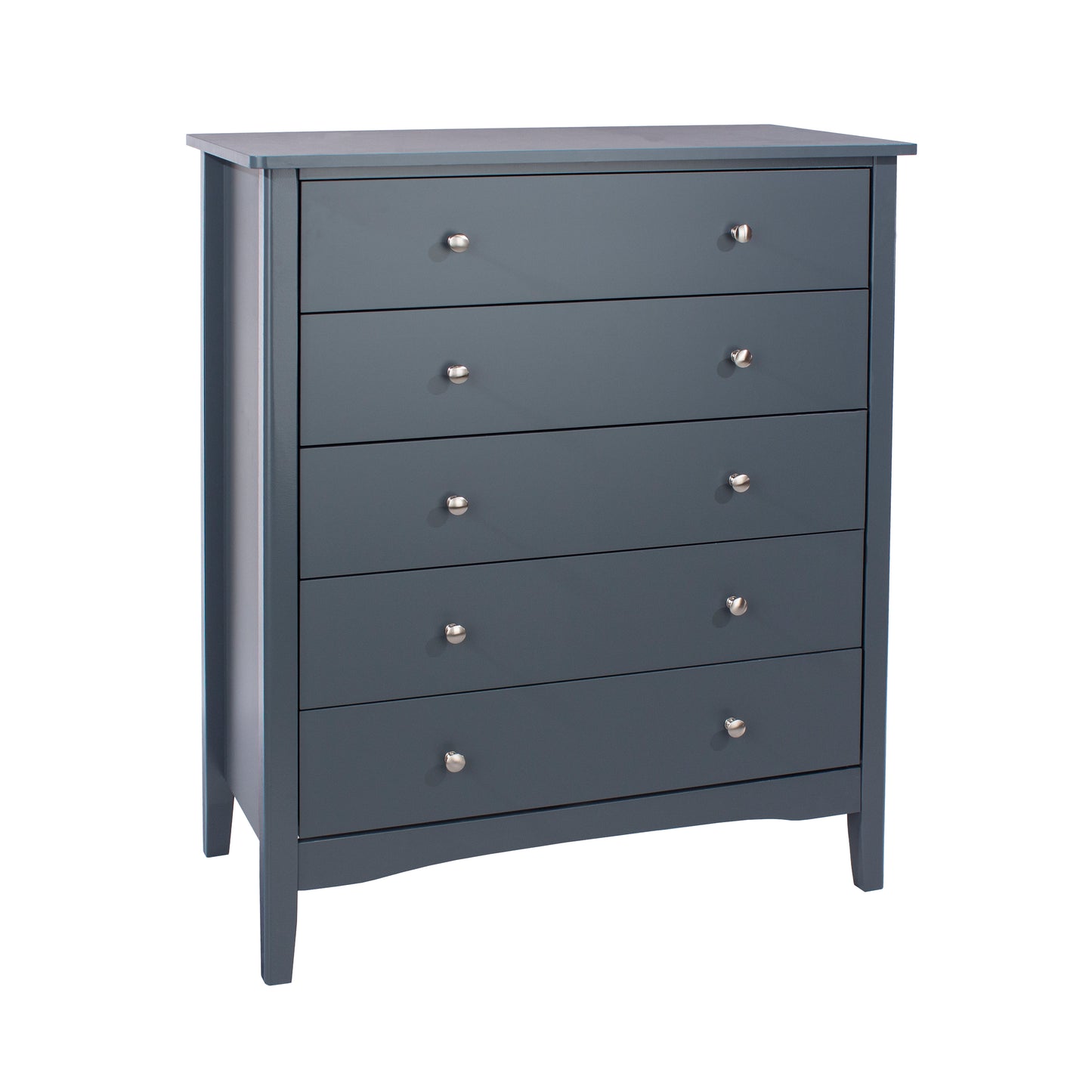Liberty Como Midnight Blue Painted Mdf 5 Drawer Chest
