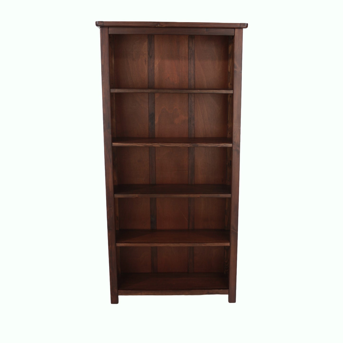 Liberty Boston Handcrafted Dark Lacquered Tall Bookcase