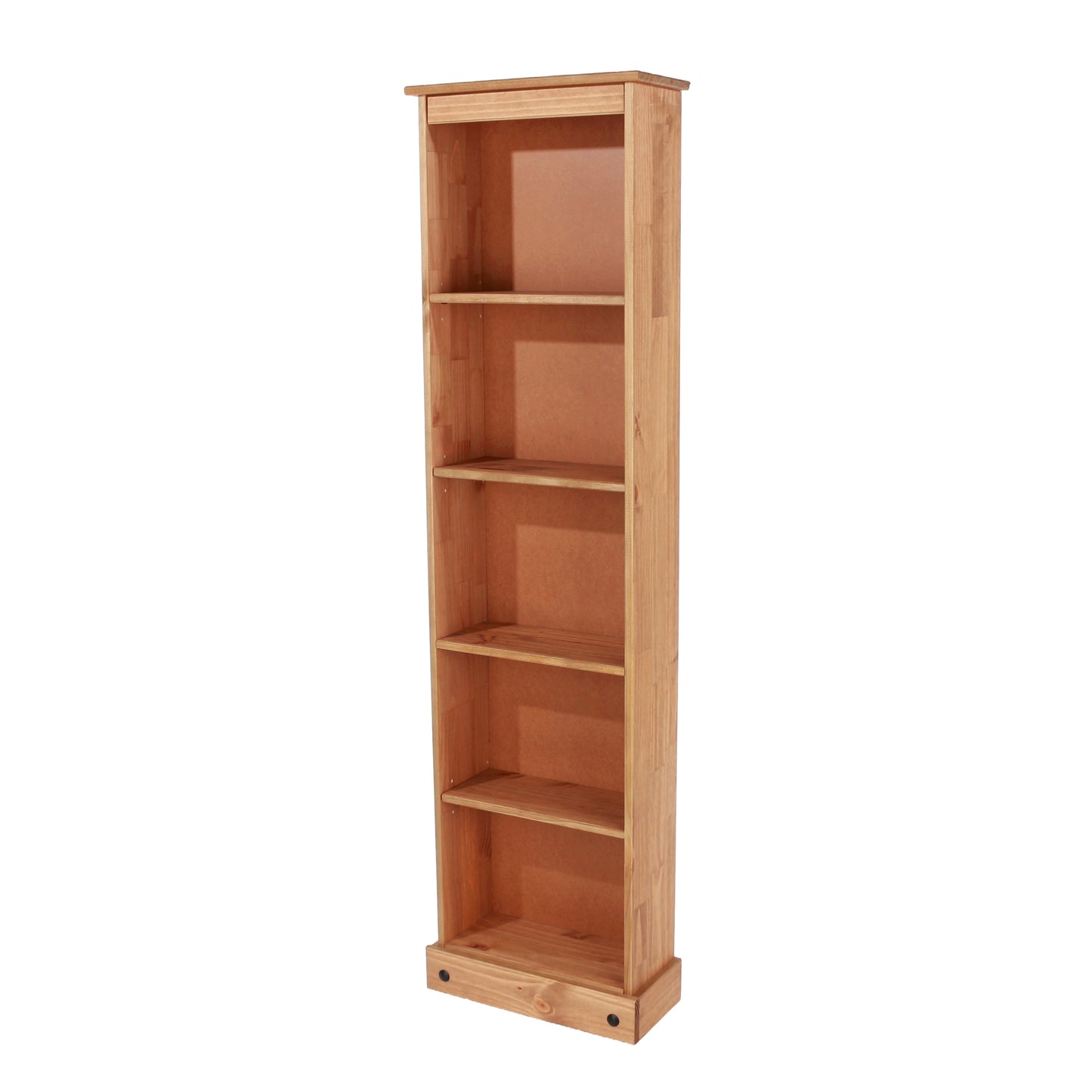 Liberty Corona Premium Waxed Pine Downstairs Tall Narrow Bookcase