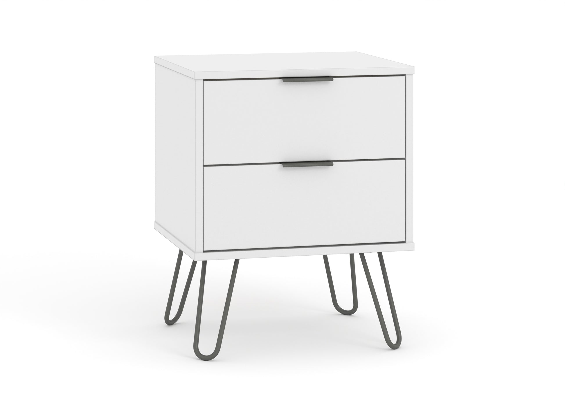 Liberty Augusta White 2 Drawer Bedside Cabinet