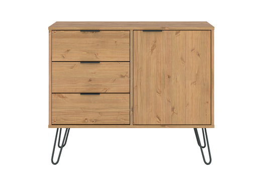 Liberty Augusta Waxed Pine Small Sideboard with 1 Door, 3 Drawers