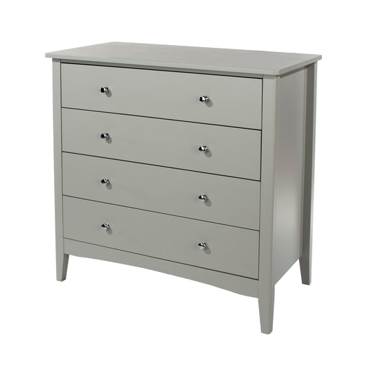 Liberty Como Light Grey Painted Mdf 4 Drawer Chest