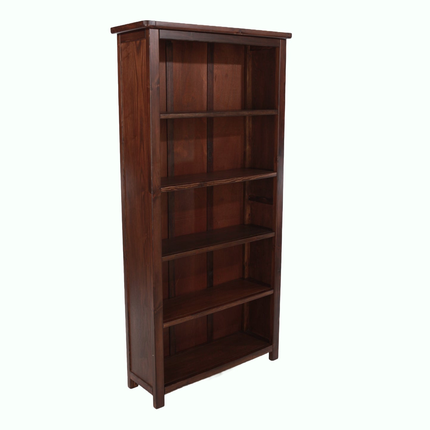 Liberty Boston Handcrafted Dark Lacquered Tall Bookcase