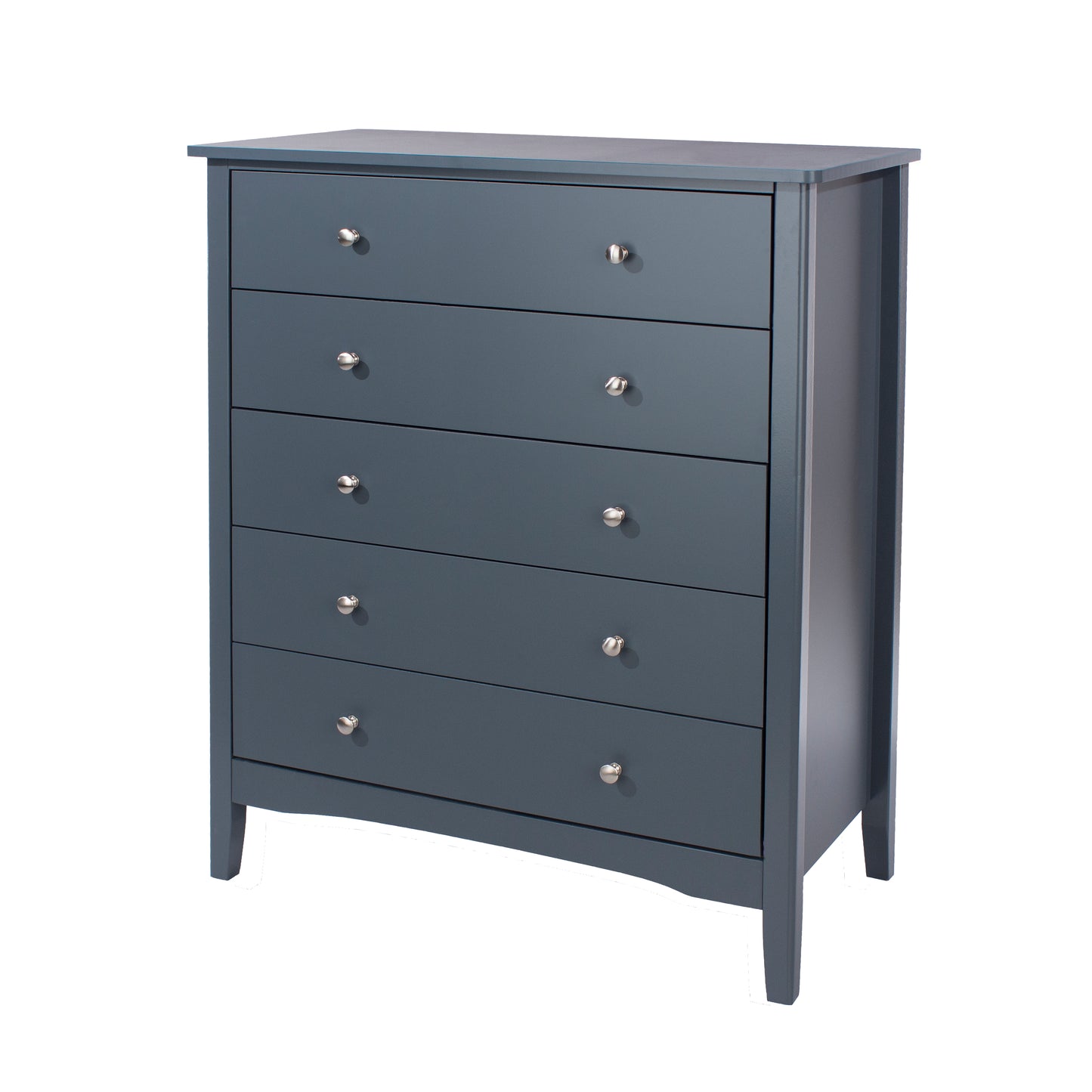 Liberty Como Midnight Blue Painted Mdf 5 Drawer Chest