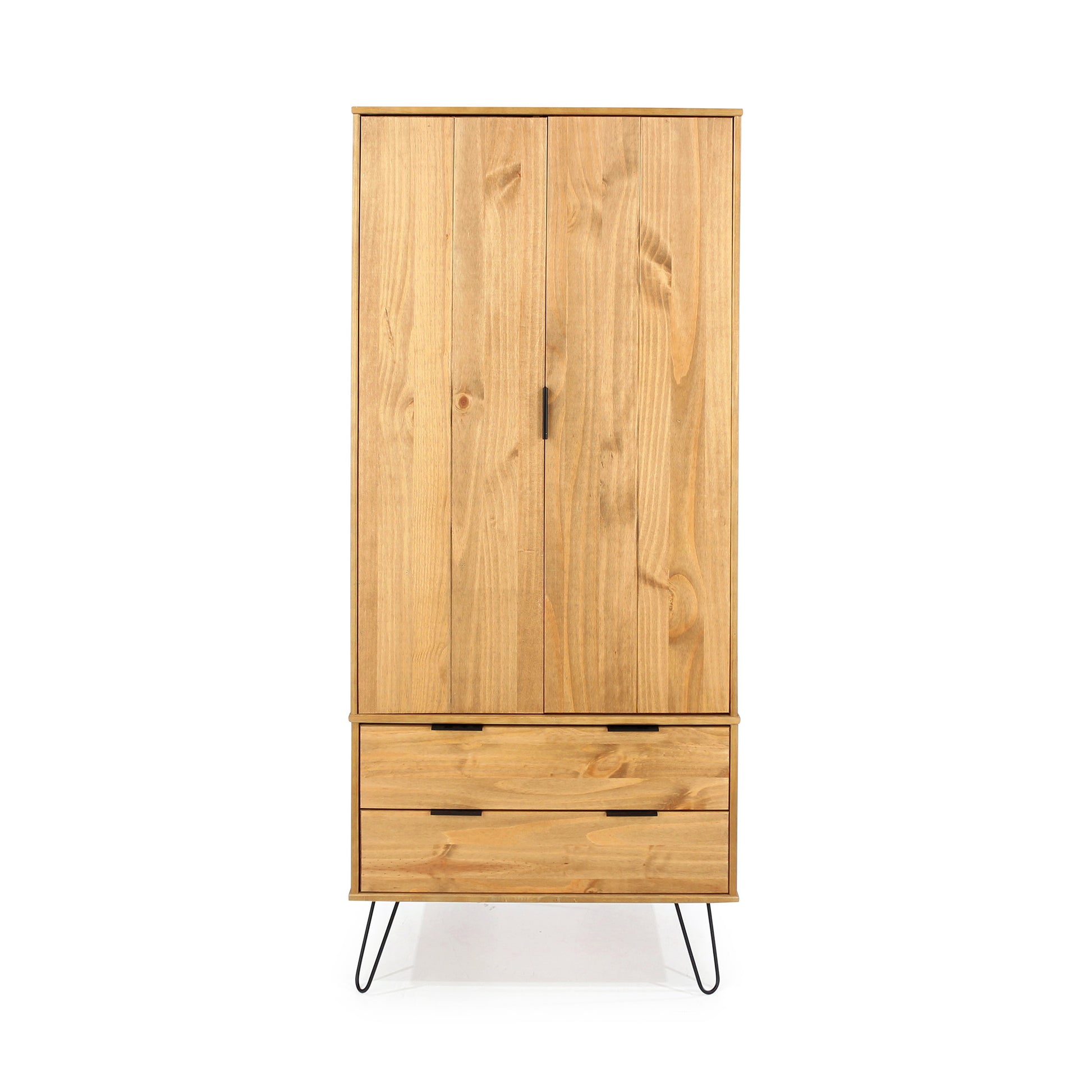 Liberty Augusta Waxed Pine 2 Door, 2 Drawer Wardrobe